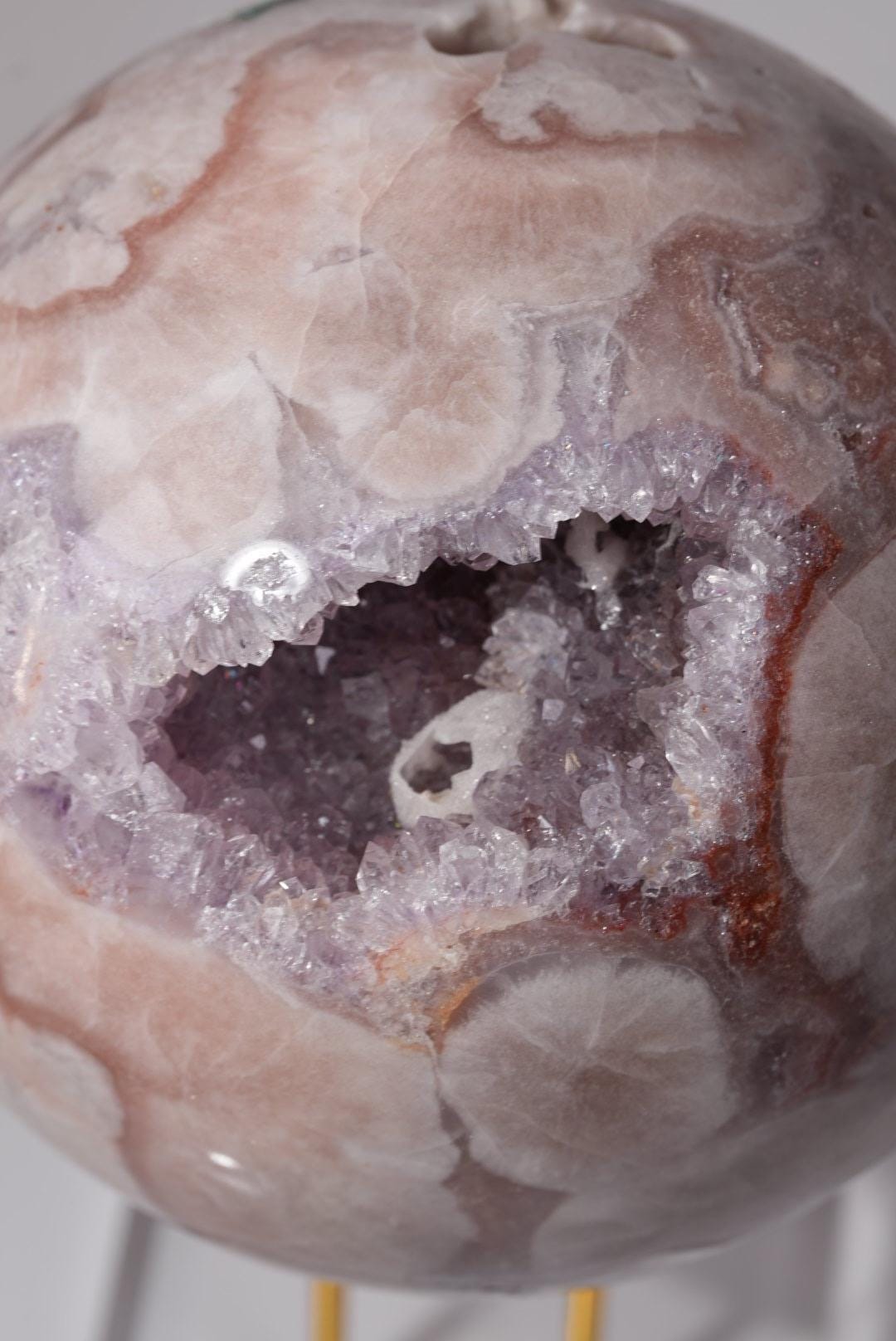 Pink Amethyst Druzy Sphere | Brazil | PA-S005 - The Aquarian Alchemist