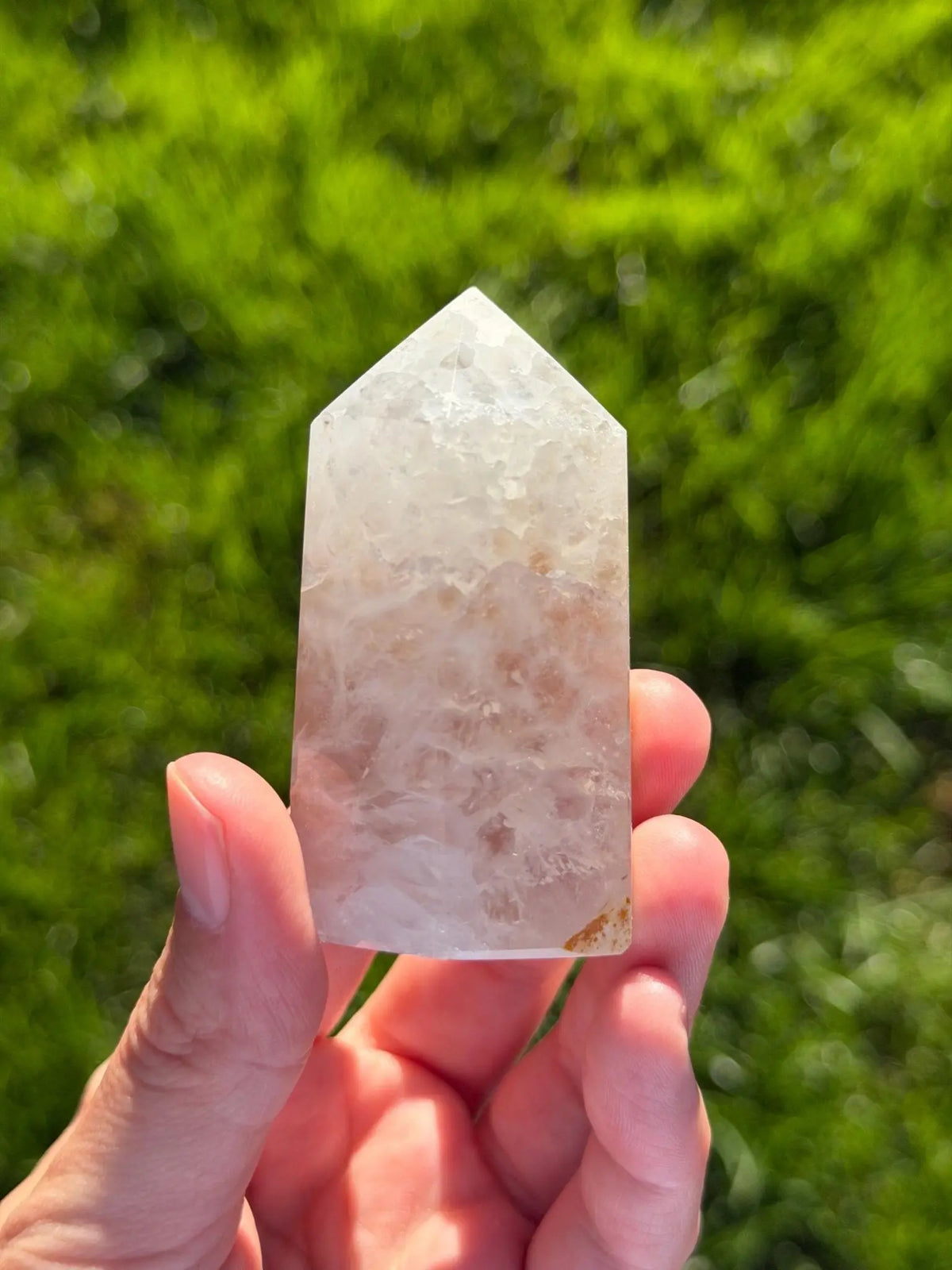 Druzy Agate Tower from Brazil | Natural Crystal Point | Sparkling Quartz Druzy | Specimen | SKU DA-06 - The Aquarian Alchemist