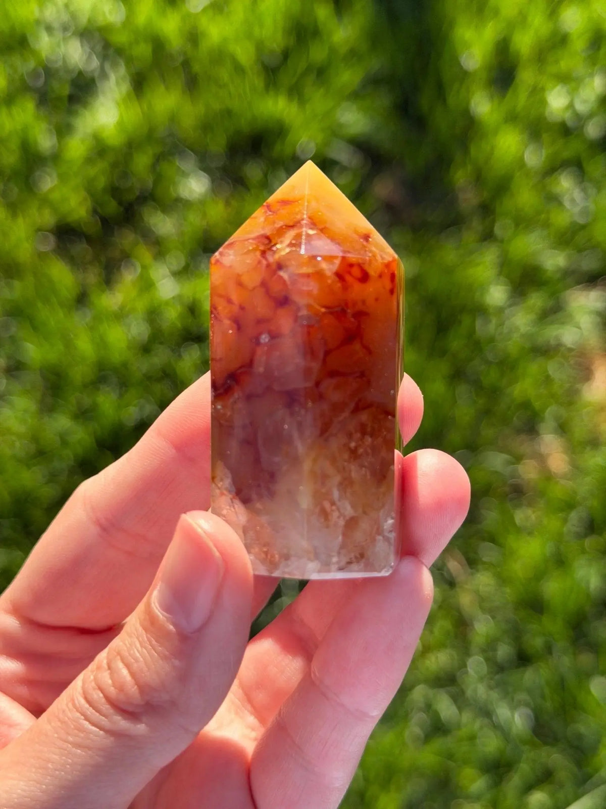 Druzy Agate Tower from Brazil | Natural Crystal Point | Sparkling Quartz Druzy | Specimen | SKU DA-08 - The Aquarian Alchemist