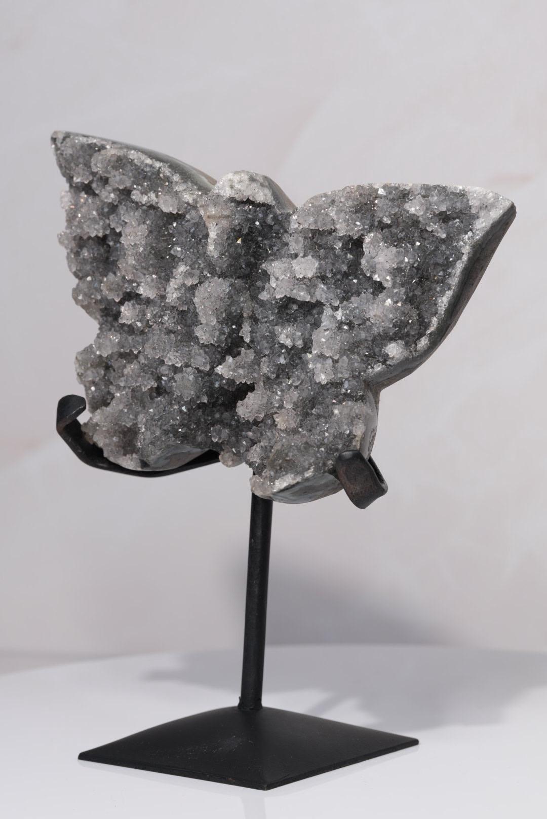 Gray Amethyst Butterfly Wings | Brazil | BWING4 - The Aquarian Alchemist