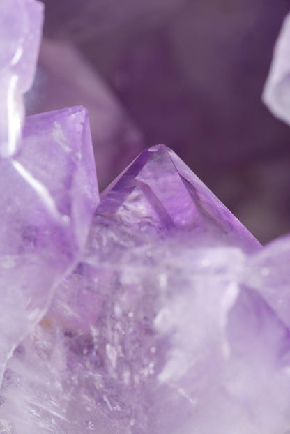 HUGE 11lb+ Purple Pac-Man Amethyst Sphere | Brazil | Custom Silver Stand Included - The Aquarian Alchemist