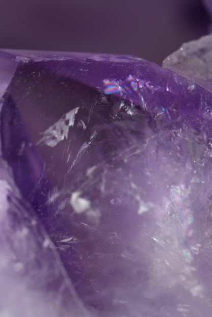 HUGE 11lb+ Purple Pac-Man Amethyst Sphere | Brazil | Custom Silver Stand Included - The Aquarian Alchemist