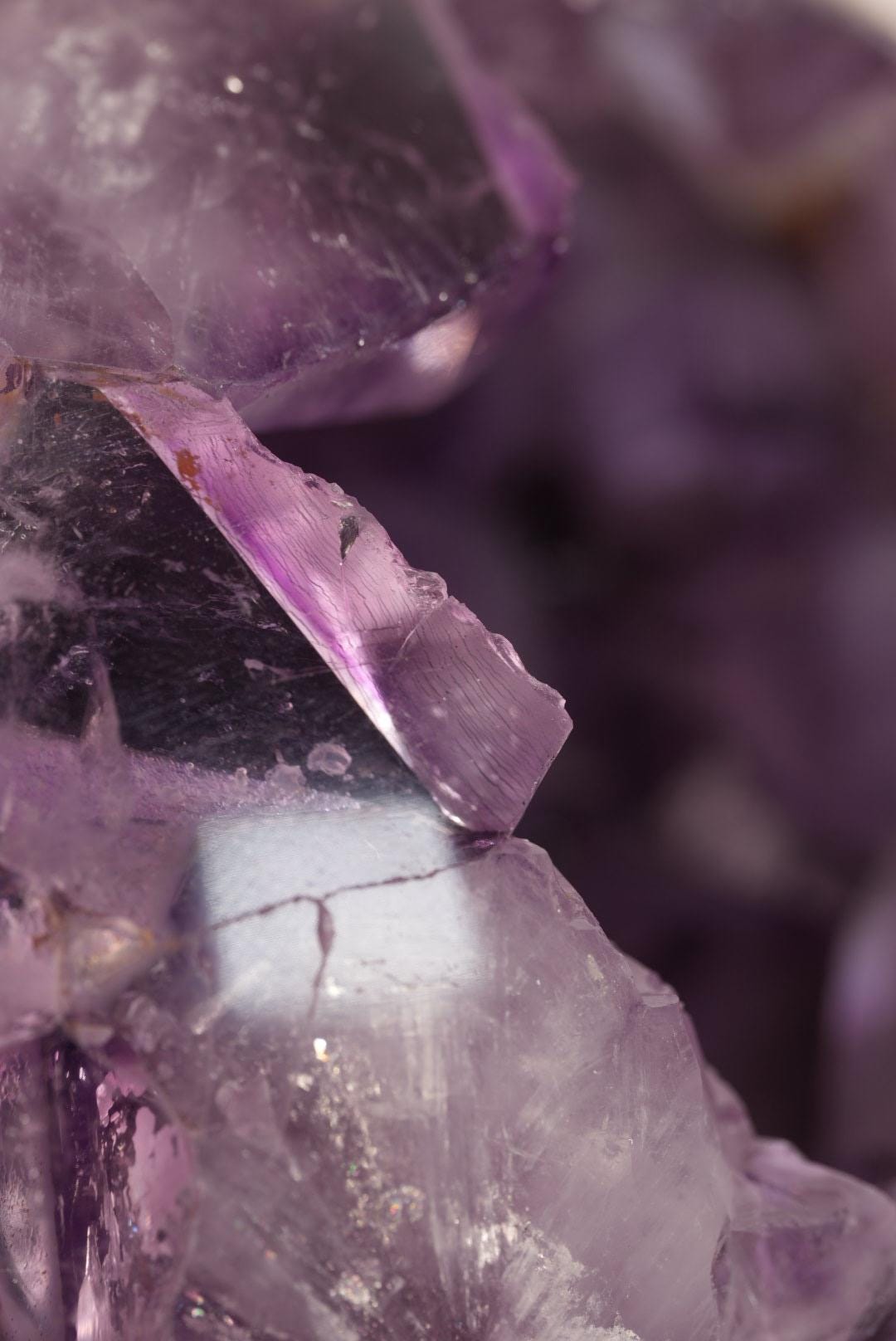 HUGE 14lb + Dark Purple Pac-Man Amethyst Sphere | Brazil | Custom Silver Stand Included - The Aquarian Alchemist