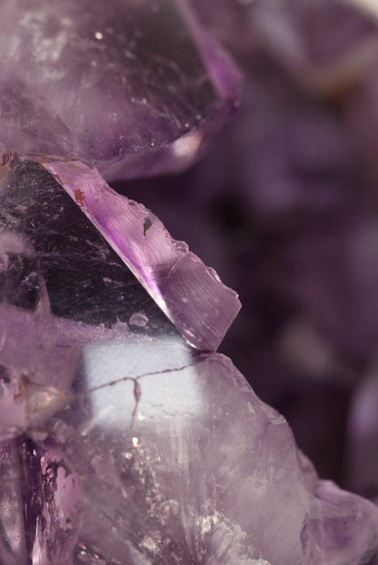 HUGE 14lb + Dark Purple Pac-Man Amethyst Sphere | Brazil | Custom Silver Stand Included - The Aquarian Alchemist