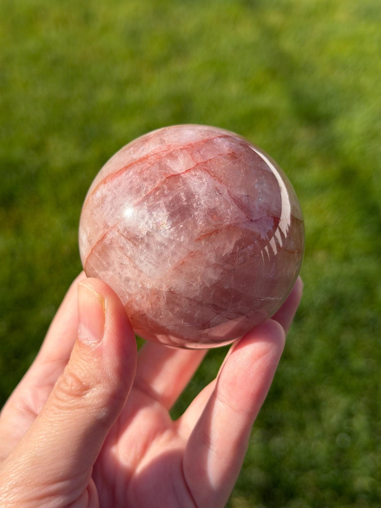 Fire Quartz Sphere | 60mm