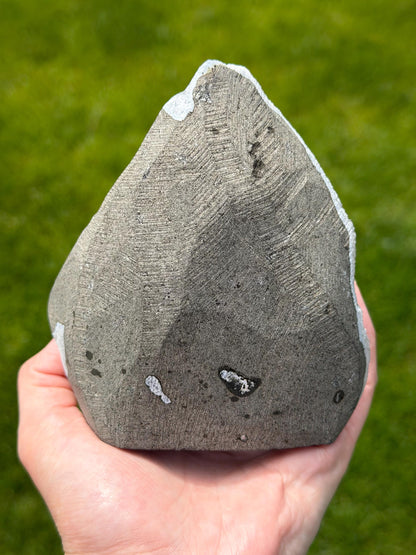 Natural Blue Chalcedony Specimen | Raw Blue Chalcedony Crystal | Mineral Display Piece