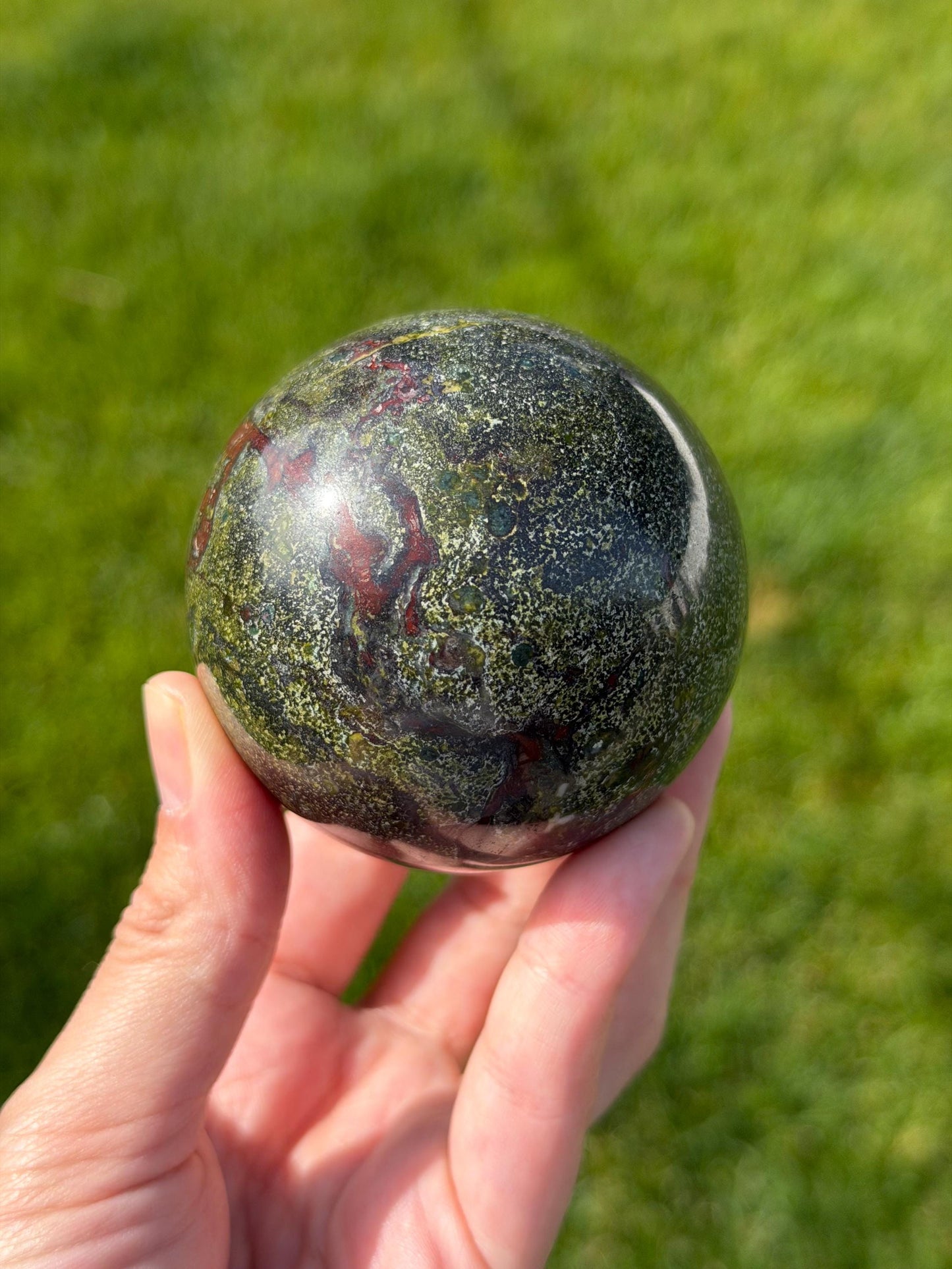 Dragon’s Blood Jasper Sphere | 65mm