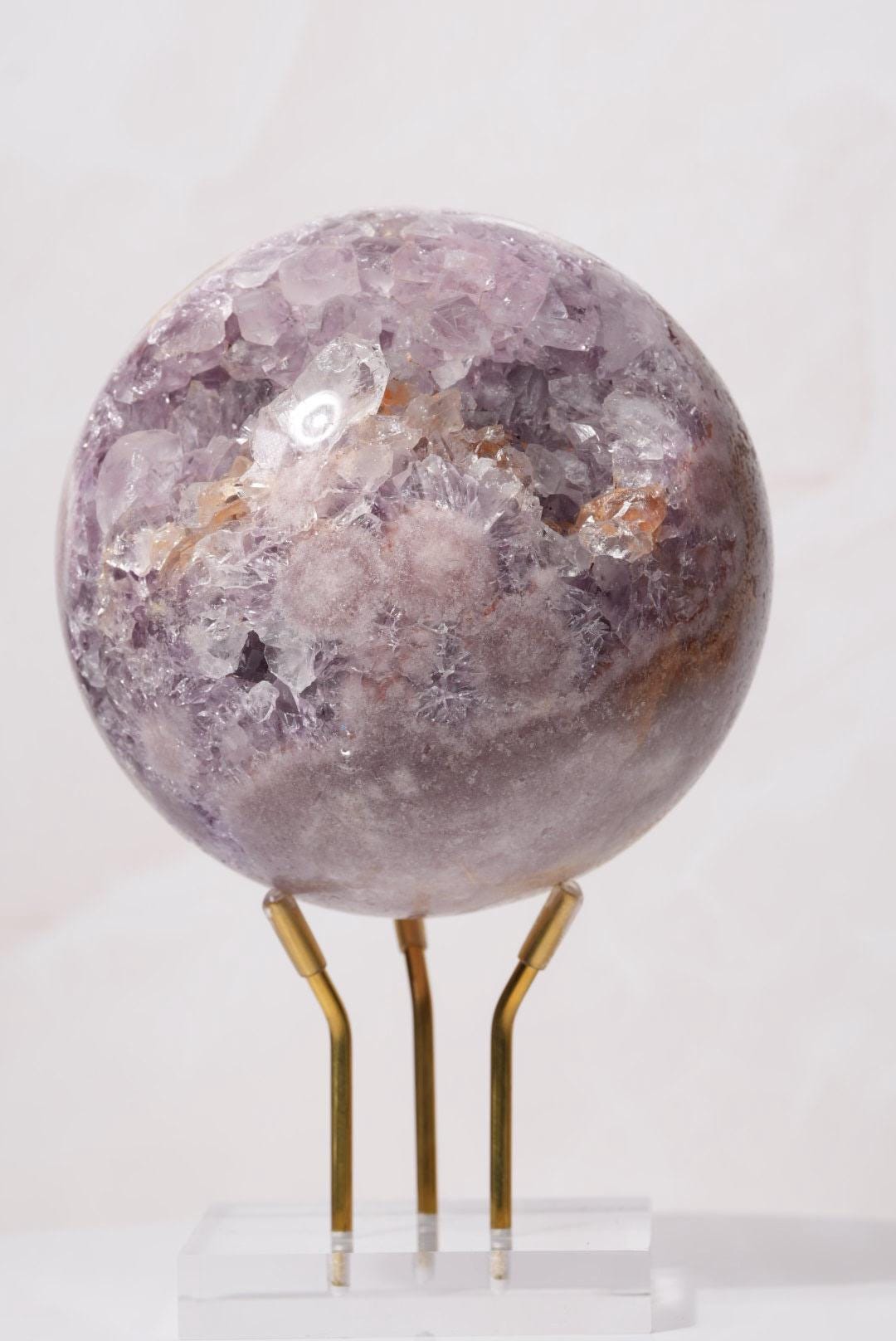 Pink Amethyst Druzy Sphere | Brazil | PA-S004 - The Aquarian Alchemist