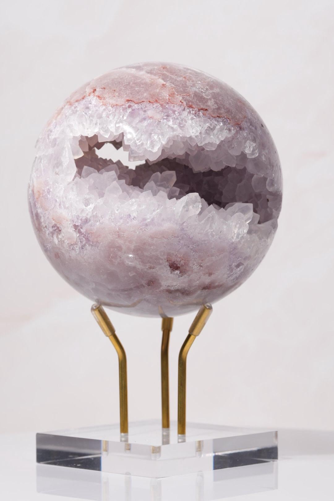 Pink Amethyst Druzy Sphere | Brazil | PA-S006 - The Aquarian Alchemist