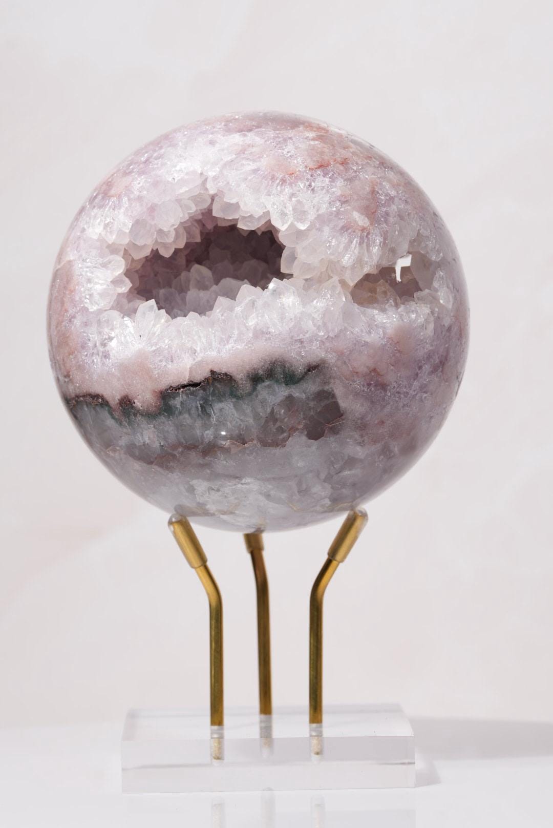 Pink Amethyst Druzy Sphere | Brazil | PA-S006 - The Aquarian Alchemist