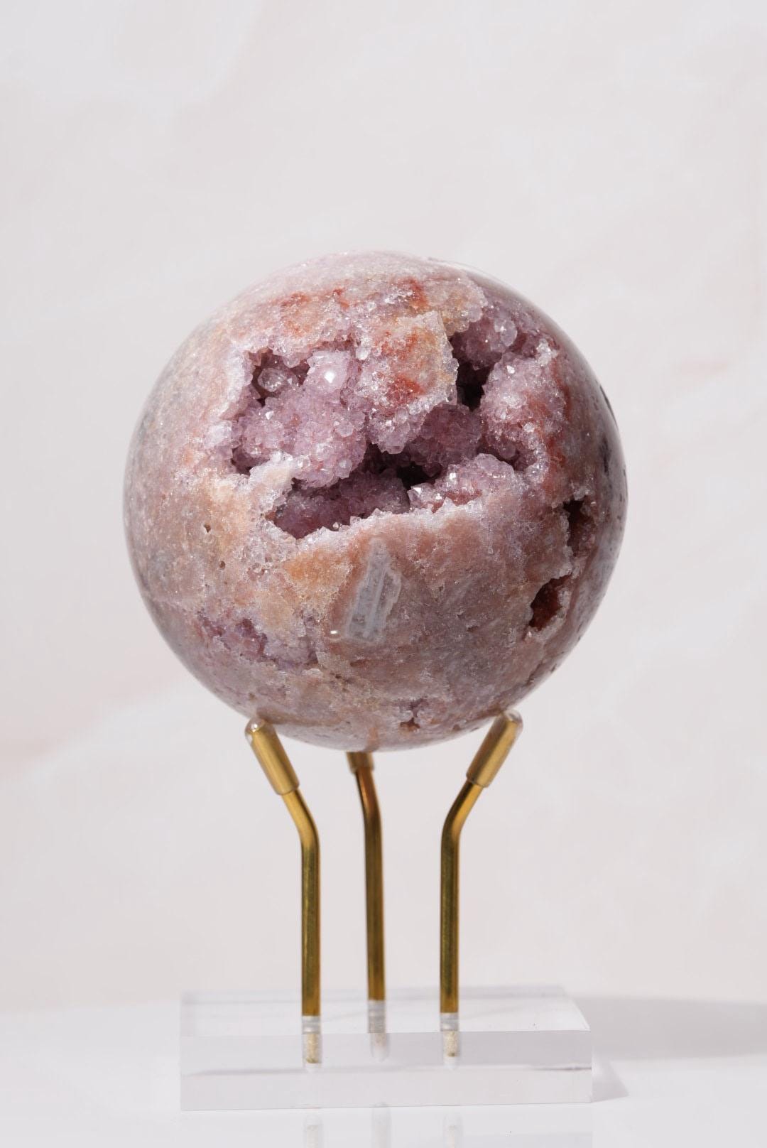 Pink Amethyst Druzy Sphere | Brazil | PA-S007 - The Aquarian Alchemist
