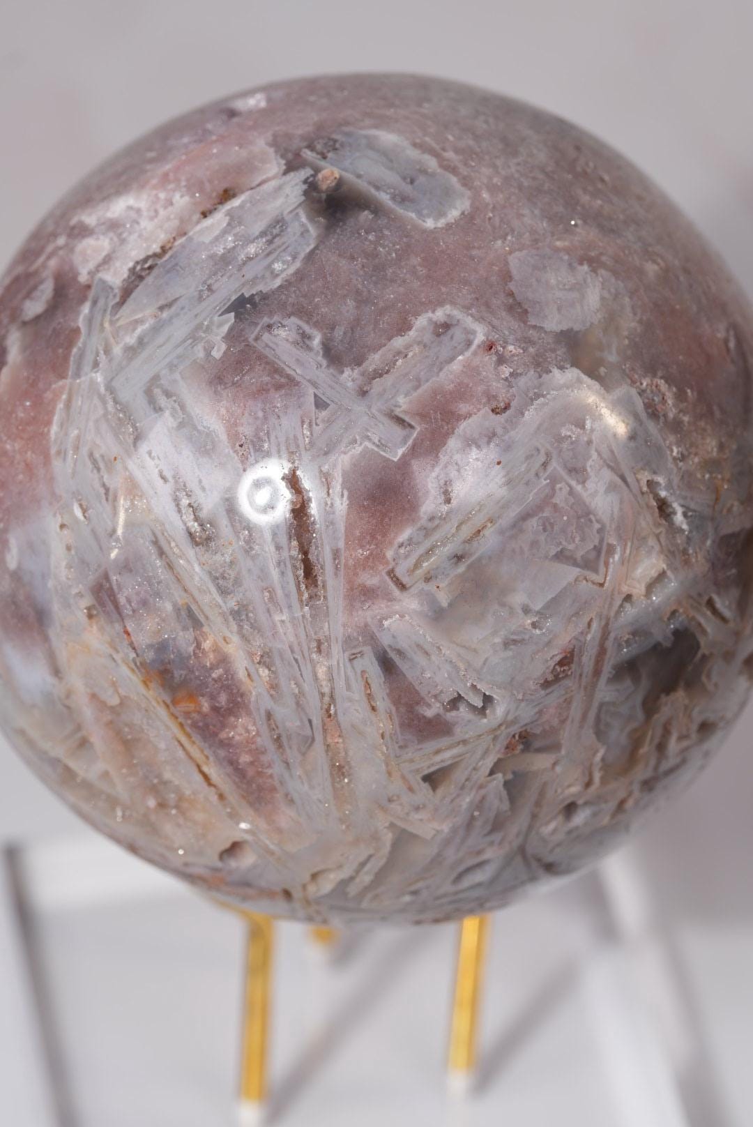 Pink Amethyst Druzy Sphere | Brazil | PA-S007 - The Aquarian Alchemist
