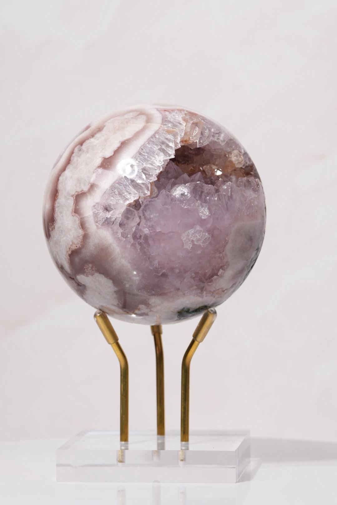 Pink Amethyst Druzy Sphere | Brazil | PA-S008 - The Aquarian Alchemist
