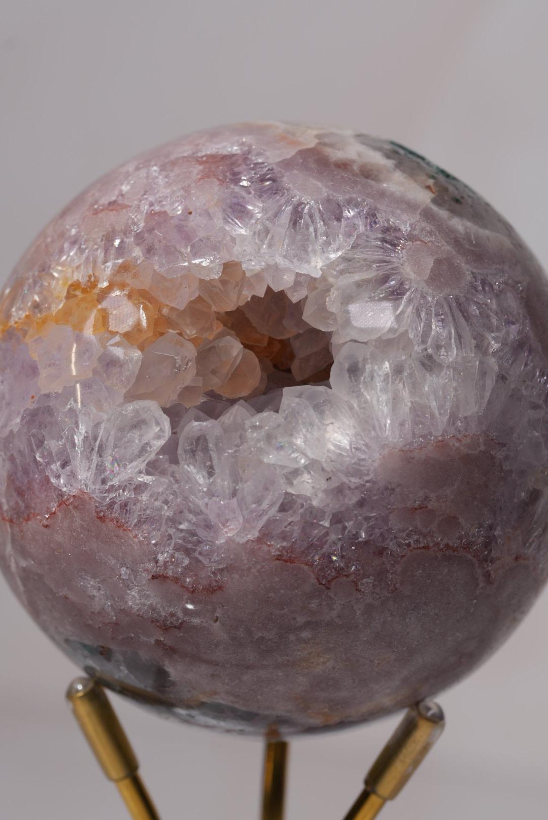 Pink Amethyst Druzy Sphere | Brazil | PA-S012 - The Aquarian Alchemist