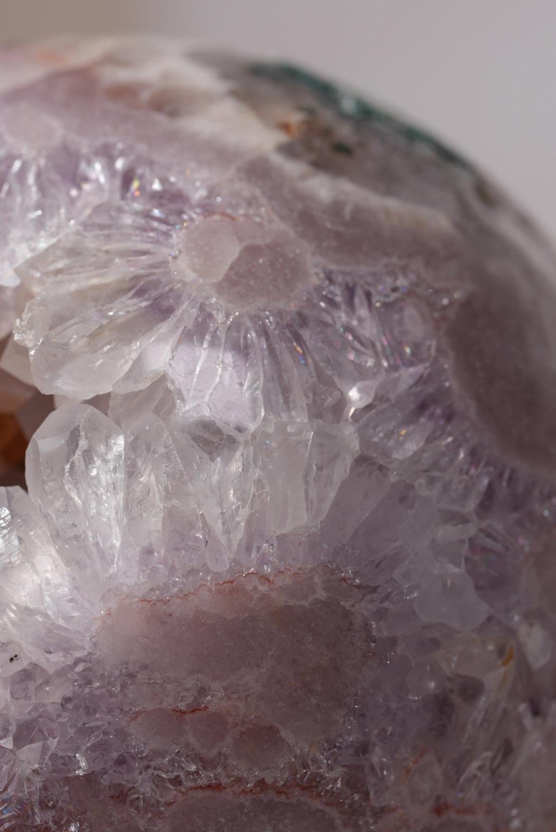 Pink Amethyst Druzy Sphere | Brazil | PA-S012 - The Aquarian Alchemist