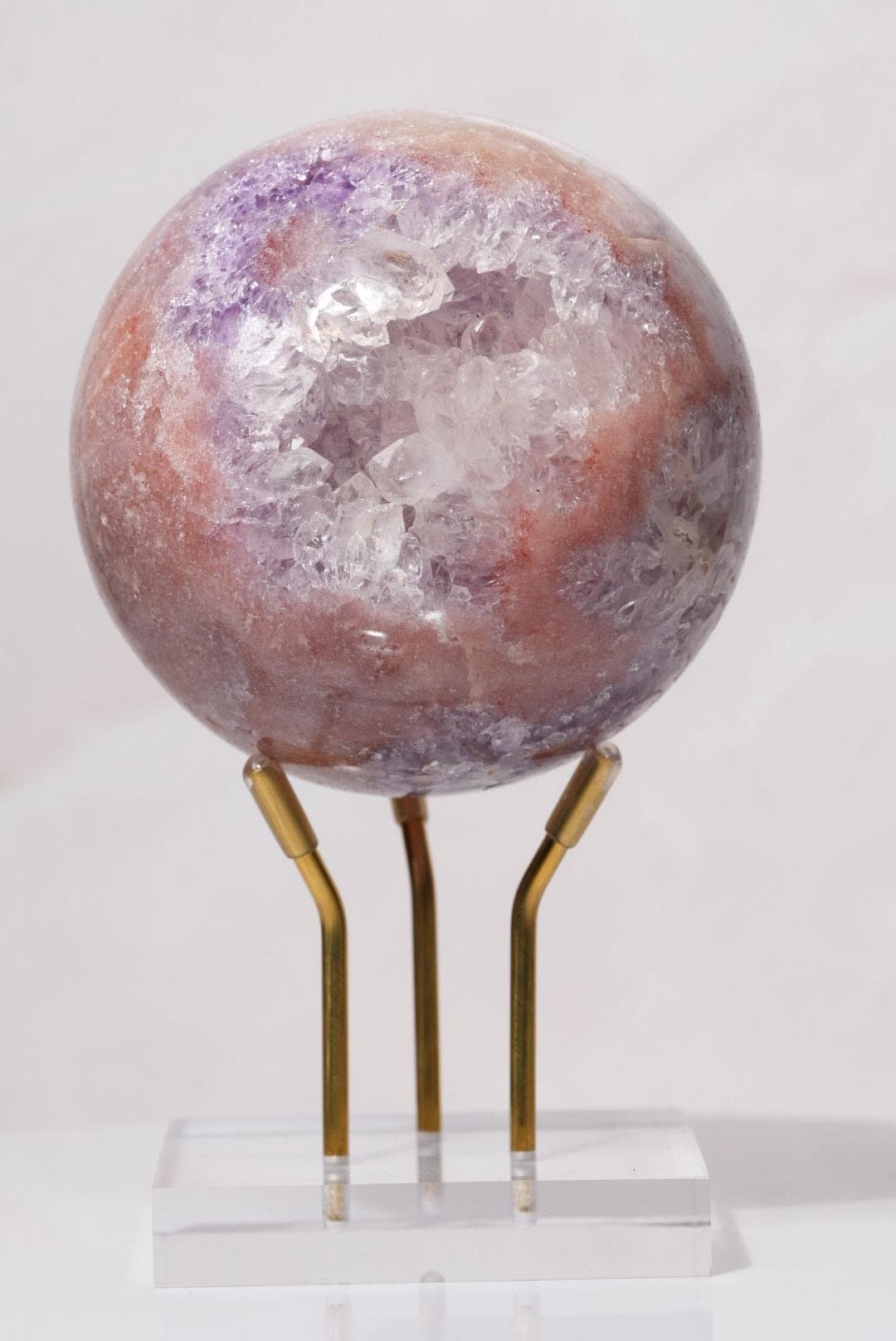 Pink Amethyst Druzy Sphere | Brazil | PA-S014 - The Aquarian Alchemist