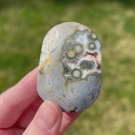 Sea Jasper Palm Stone | Tidal Flow.