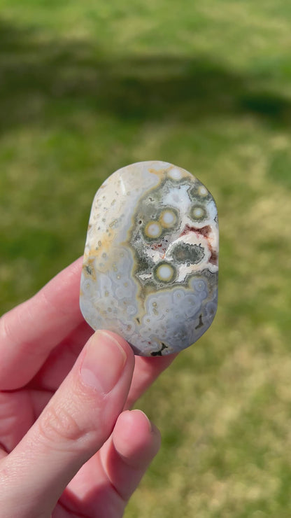 Sea Jasper Palm Stone | Tidal Flow.