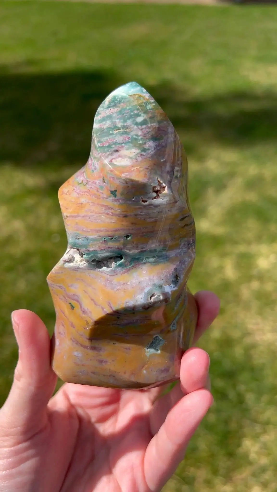 Sea Jasper Flame | Sand Dune - The Aquarian Alchemist