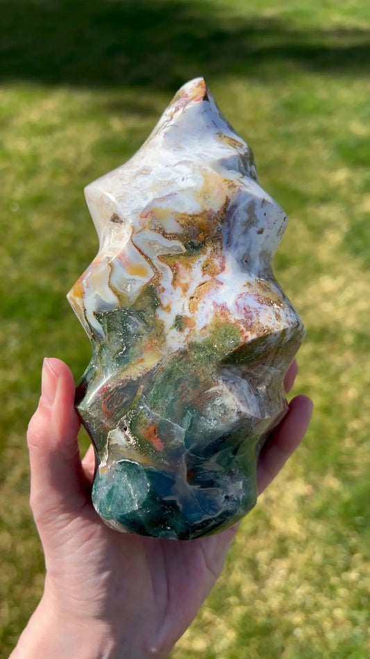 Sea Jasper Flame | Tidal Rise - The Aquarian Alchemist