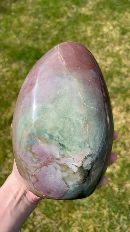 XL Sea Jasper Freeform | Violet Tide - The Aquarian Alchemist